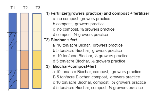 Thrive's biochar trial design